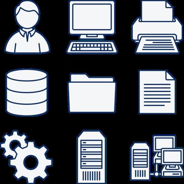 computer, data, database